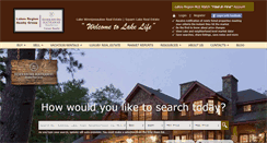 Desktop Screenshot of lakesregionrealestate.com