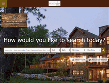 Tablet Screenshot of lakesregionrealestate.com